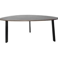 Eettafel Tinus Bruin - Kiezelvormig 200 cm