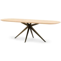 Eettafel Trento groove naturel 220x90 cm