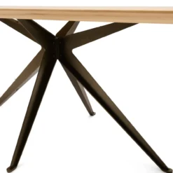 Eettafel Trento groove naturel 260x100 cm