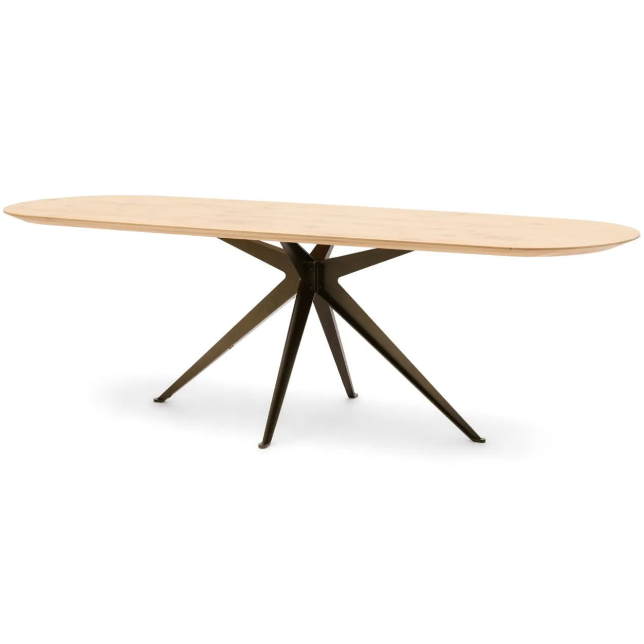 Eettafel Trento groove naturel 200x110 cm