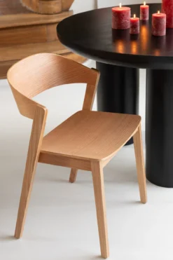 Eettafel TRIO Mangohout Zwart