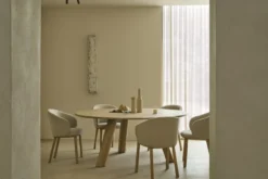 Eettafel Unda eiken geolied Ø180 cm
