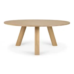 Eettafel Unda eiken geolied Ø180 cm