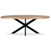 Eettafel Vicenzo ovaal 160x90 cm