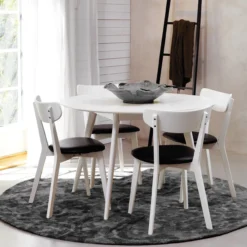 Eettafel Yumi Ø115 cm Naturel