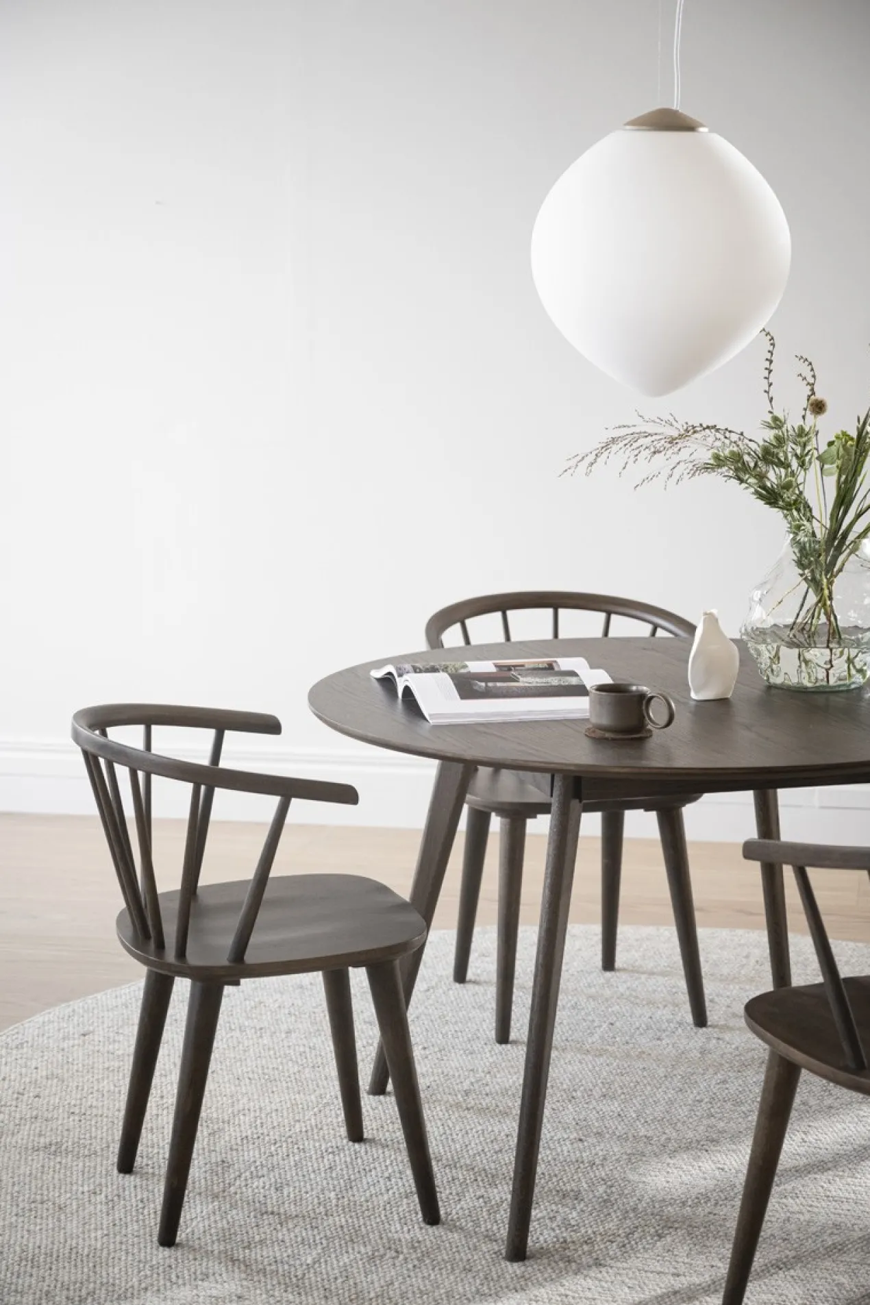 Eettafel Yumi Ø115 cm Whitewash