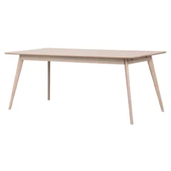 Eettafel Yumi - Whitewash - 190 cm x 90 cm - verlengbaar