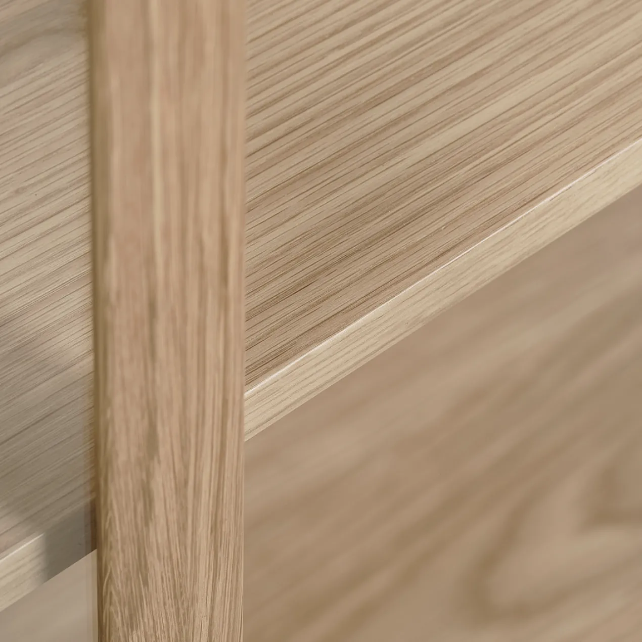 Eikenhouten dressoir Boris - met glazen deuren Naturel