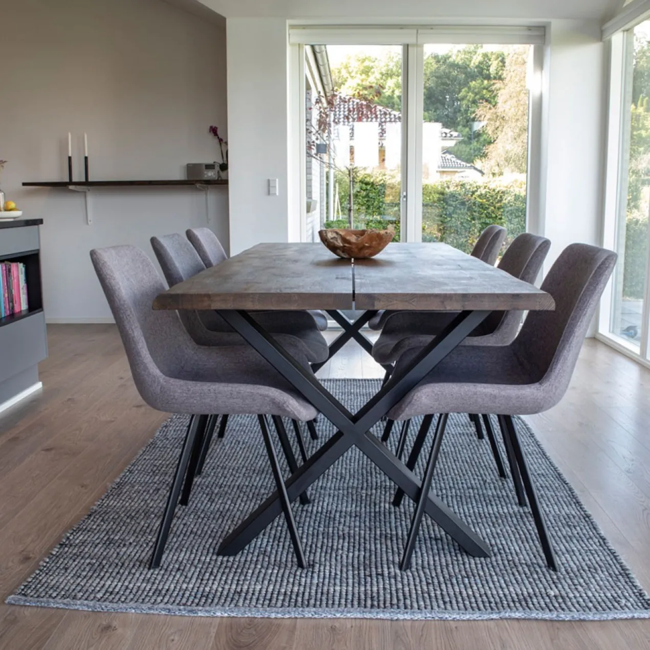 Eikenhouten eettafel Fendi Naturel