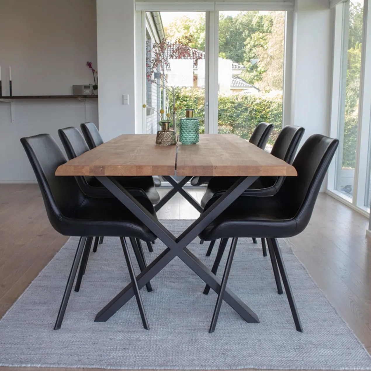 Eikenhouten eettafel Fendi Naturel