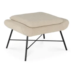 Ethnicraft - Barrow voetenbank - off white