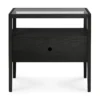 Ethnicraft nachtkastje Spindle - Oak black
