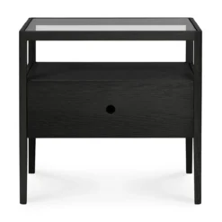 Ethnicraft nachtkastje Spindle - Oak black