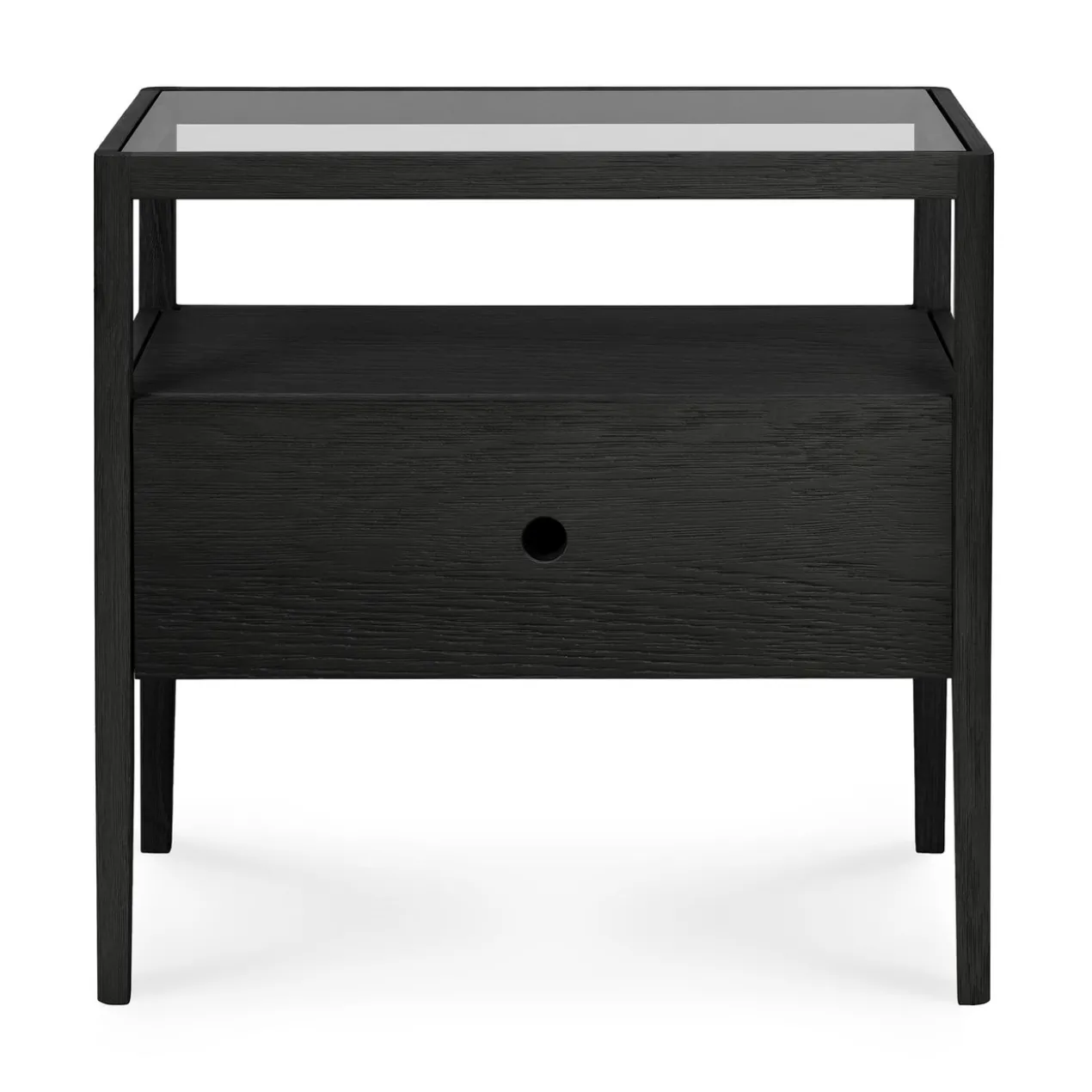 Ethnicraft nachtkastje Spindle - Oak black