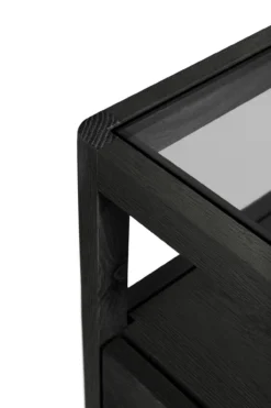 Ethnicraft nachtkastje Spindle - Oak black