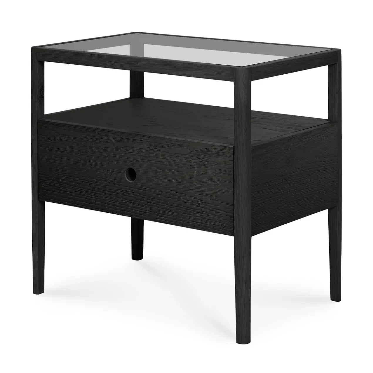 Ethnicraft nachtkastje Spindle - Oak black