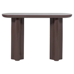 Evara sidetable hout hoogglans donkerbruin [fsc]