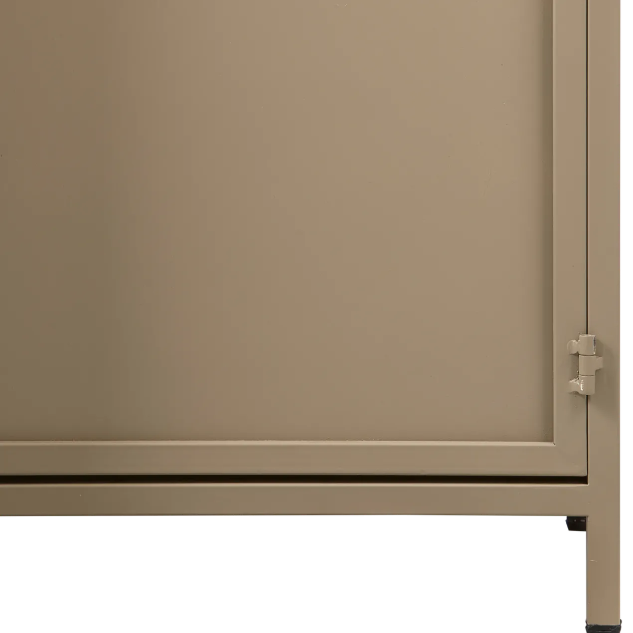 Exhibit vitrinekast metaal khaki