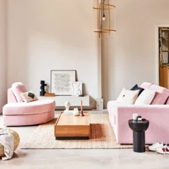 Family 1-zits element met arm rechts roze