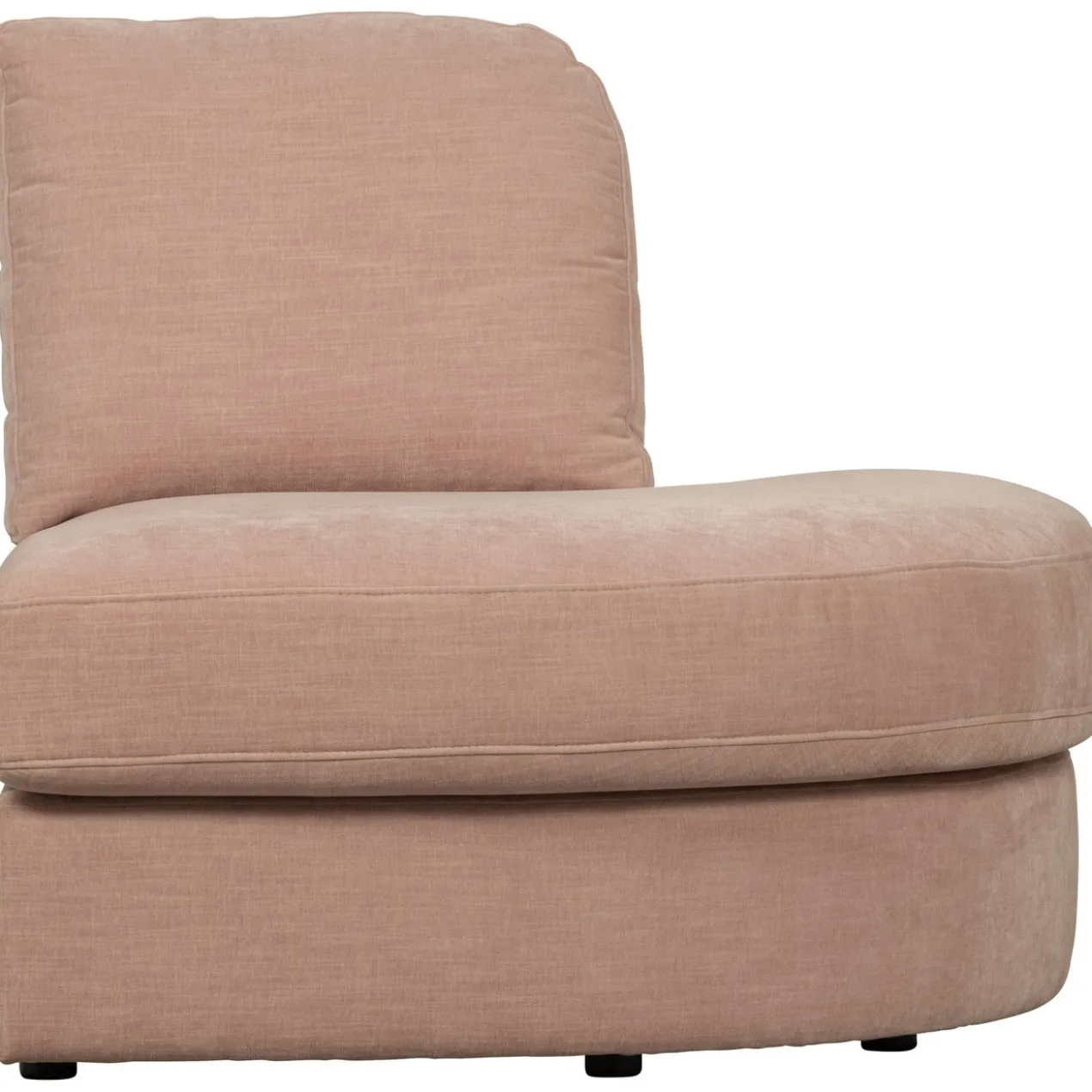 Family 1-zits element ronde hoek rechts roze