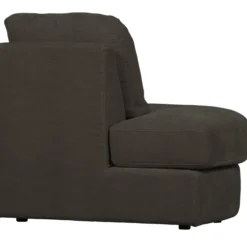 Family 1-zits element ronde hoek links antraciet
