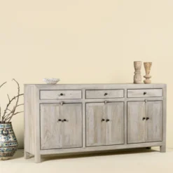 Fanish - Mangohouten Dressoir Mediterraan