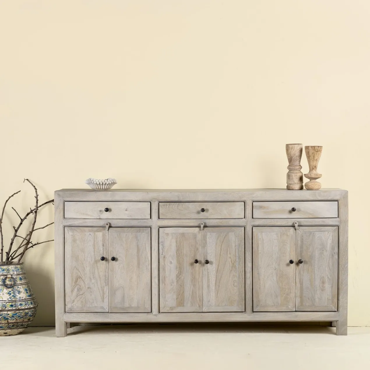 Fanish - Mangohouten Dressoir Mediterraan