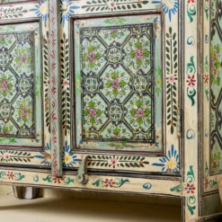 Faridpur - Handbeschilderde Vintage Kast