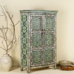 Faridpur - Handbeschilderde Vintage Kast