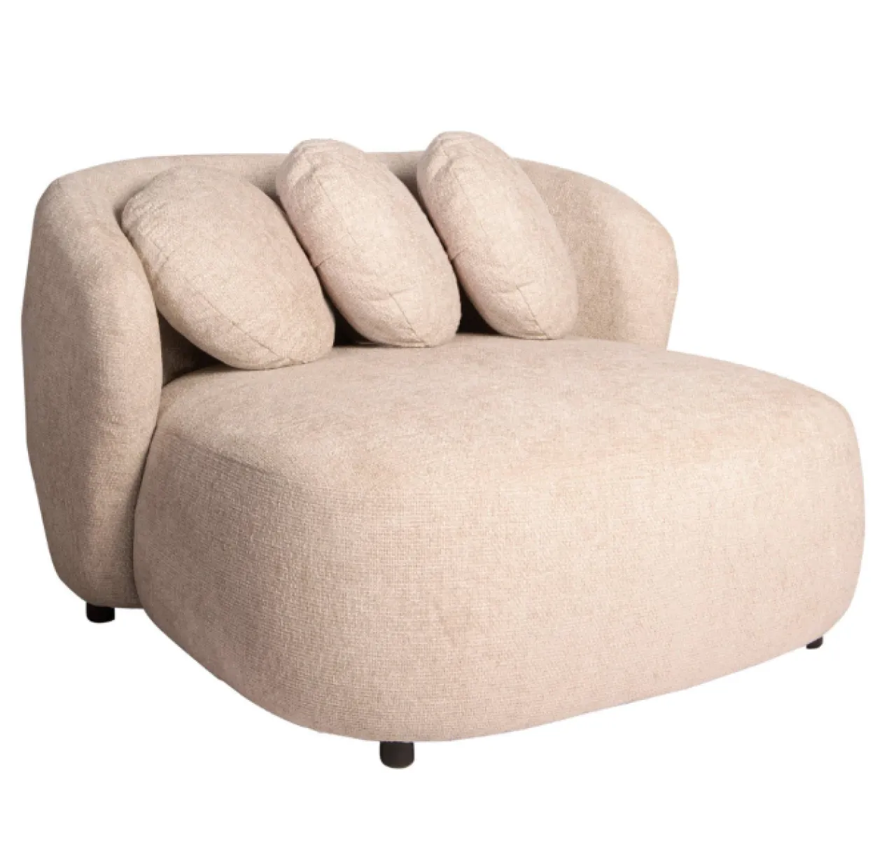 Fauteuil Abby met 3 kussens XXL Off-White