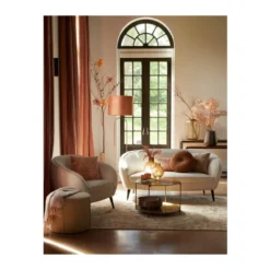 Fauteuil Almond boucle cream