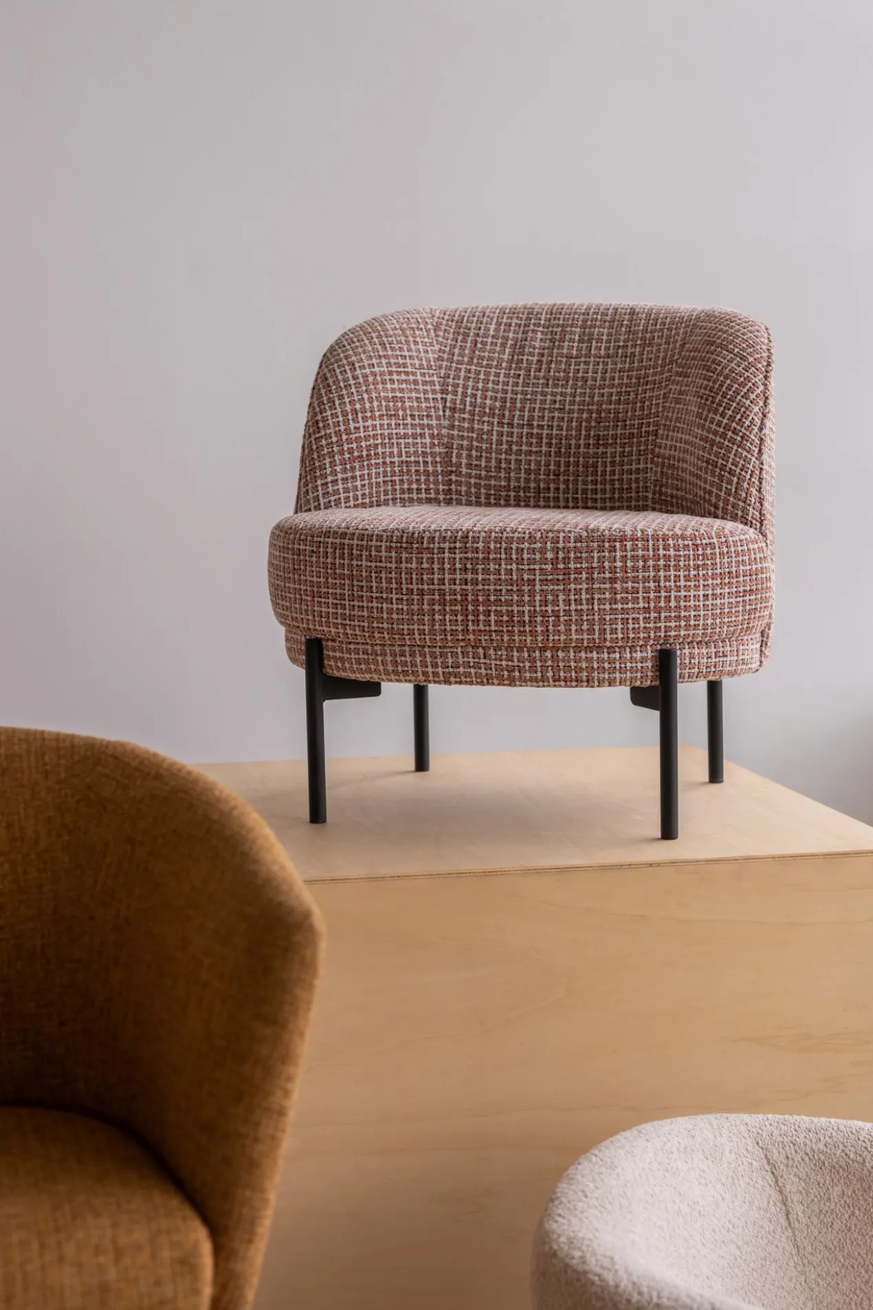 Fauteuil Carl funky brick