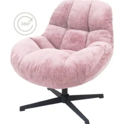 Fauteuil Charlie Pink