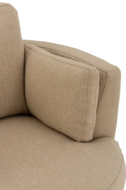 Fauteuil 360º donkerbeige