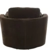 Fauteuil 360º donkerbruin