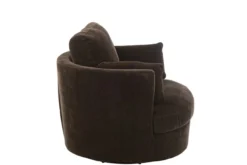 Fauteuil 360º donkerbruin