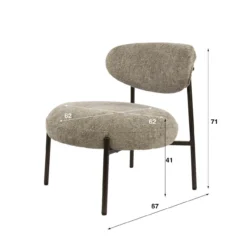 Fauteuil Drop zand