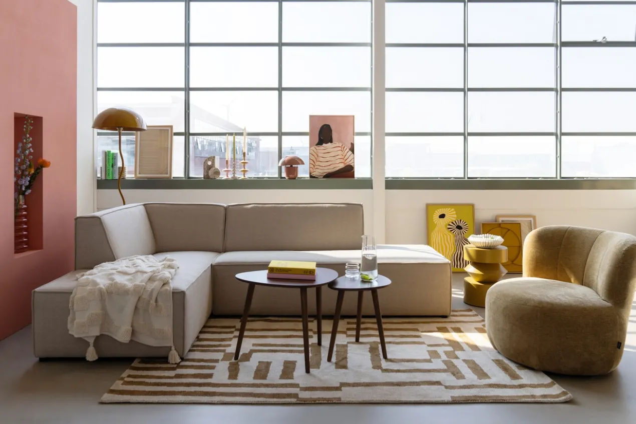 Fauteuil Farrell mustard