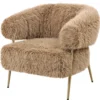 Fauteuil Fluffy Bruin