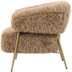 Fauteuil Fluffy Bruin