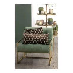 Fauteuil Geneve velvet olive groen