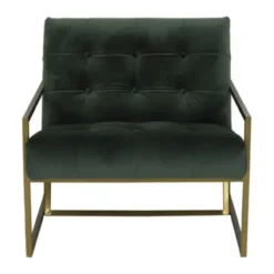 Fauteuil Geneve velvet olive groen
