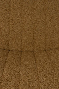 Fauteuil JAX OCHRE bouclé
