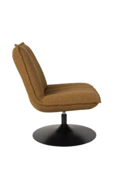 Fauteuil JAX OCHRE bouclé