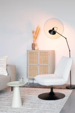 Fauteuil JAX OFF wit bouclé