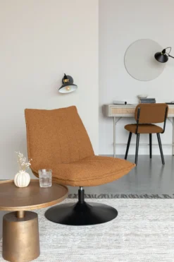 Fauteuil JAX OFF wit bouclé