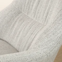 Fauteuil Jilou beige melange draaibaar