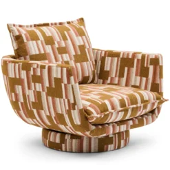 Fauteuil Jules retro brown