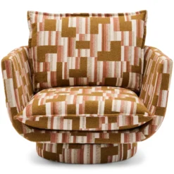 Fauteuil Jules retro brown