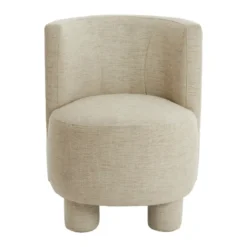 Fauteuil Kamova chenille zand crème